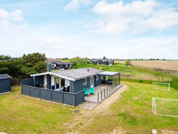 Modern Holiday home in Jutland with roofed terrace