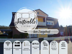 Suiteable Living Vechta Am Ziegelhof komplett saniert,große Terrasse, schnelles WLAN, Netflix, alt